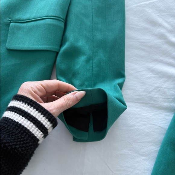 A.L.C. Teal Blazer Jacket Size 4 - Picture 5 of 8